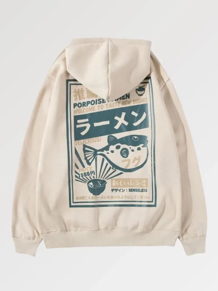 Japon style fish X Ramen sweat nourriture japonaise