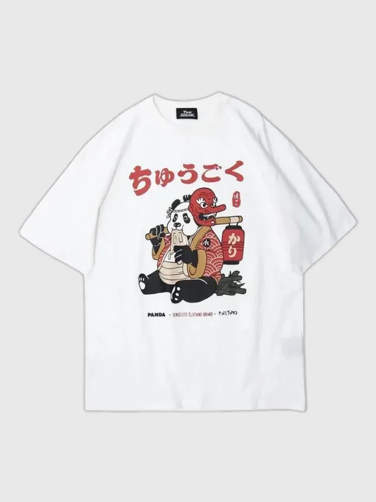 Japon style okayama tee shirt écriture japonaise kanji