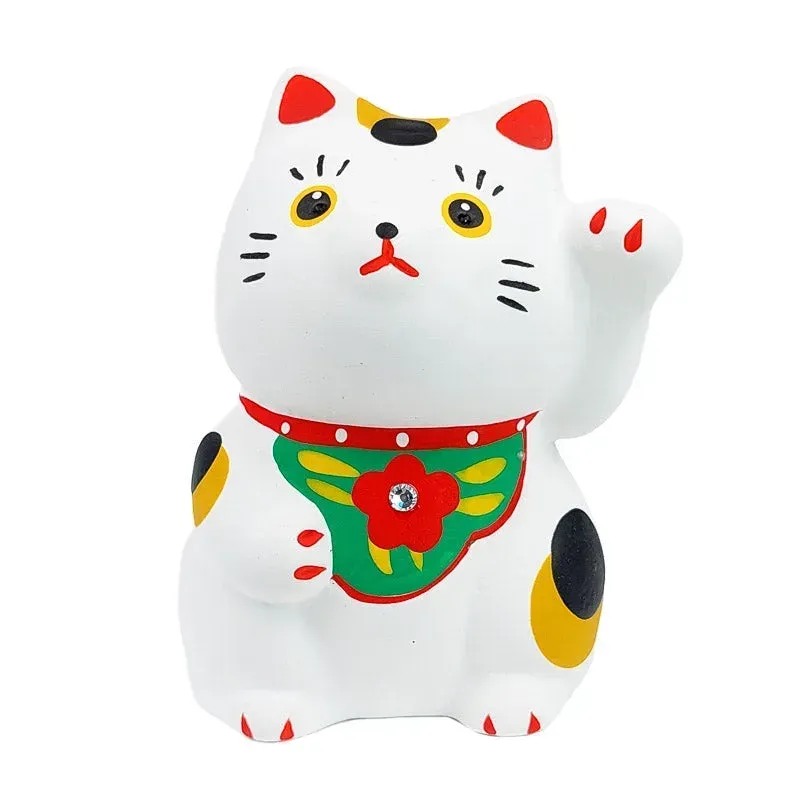 Japon style Maneki Neko figurine céramique chance