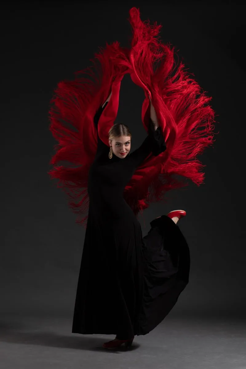 VIVA LA FERIA Juana châle flamenco 140 cm