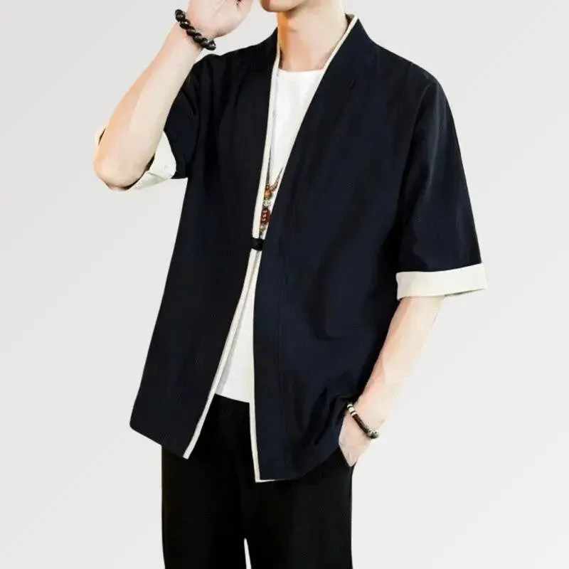 Japon style Hideki veste kimono homme