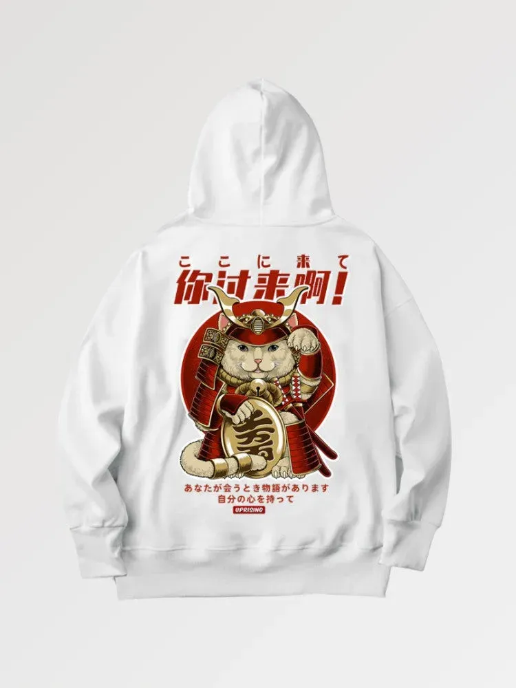 Japon style Sweat Motif Japonais ‘nekomurai’