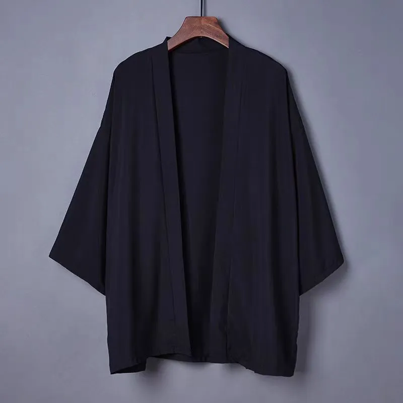 Esprit du Japon veste kimono homme haori coupe ample