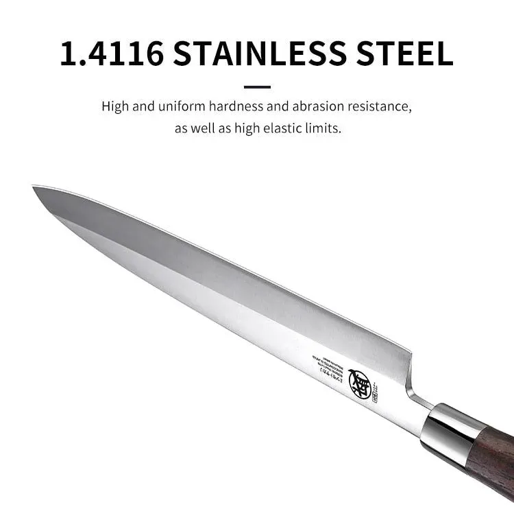 Japon style Sakari Takohiki couteau sashimi acier inox