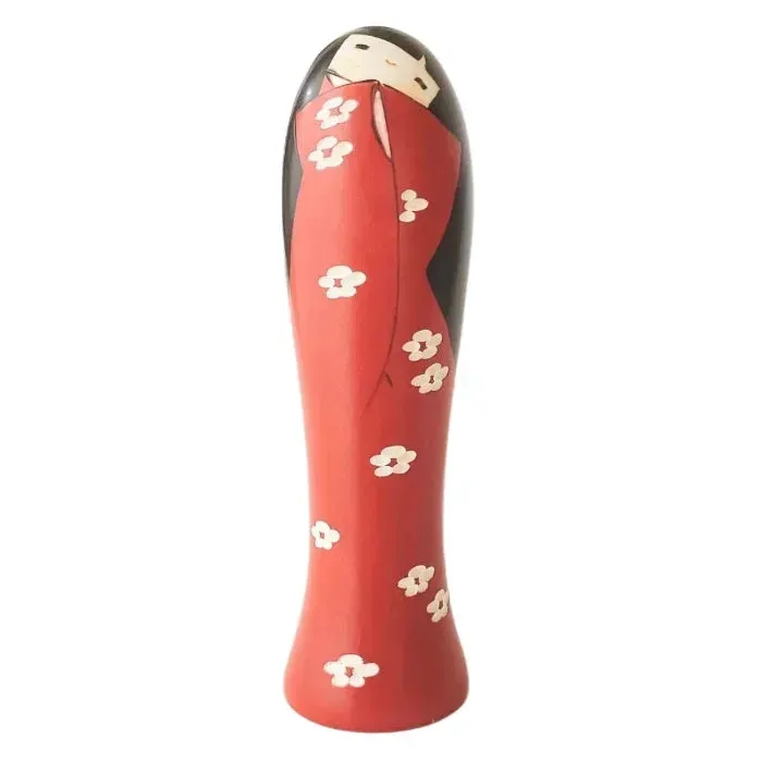 Japon style Yume poupée kokeshi kimono rouge