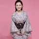 Esprit du Japon Yukata Rose Grues Coton Obi Inclus