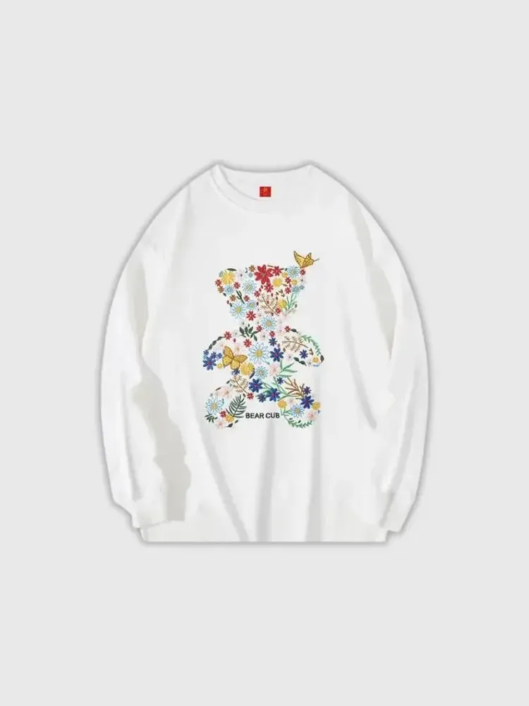 Japon style Waki Flower pull japonais motif floral