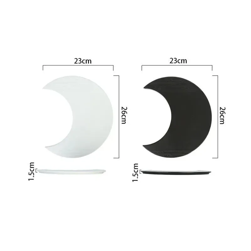 Japon style Kaede assiette lune céramique