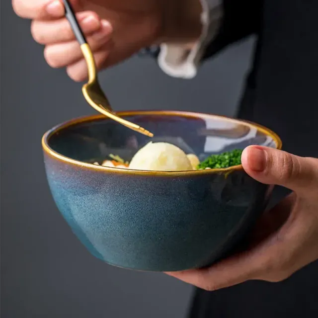Japon style tatsuzo bol céramique fait main