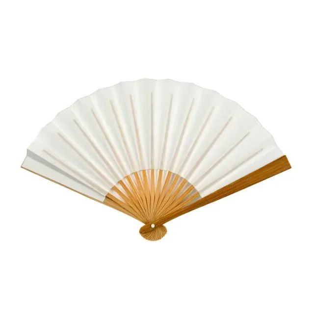 Japon style mini éventail japonais blanc washi bambou