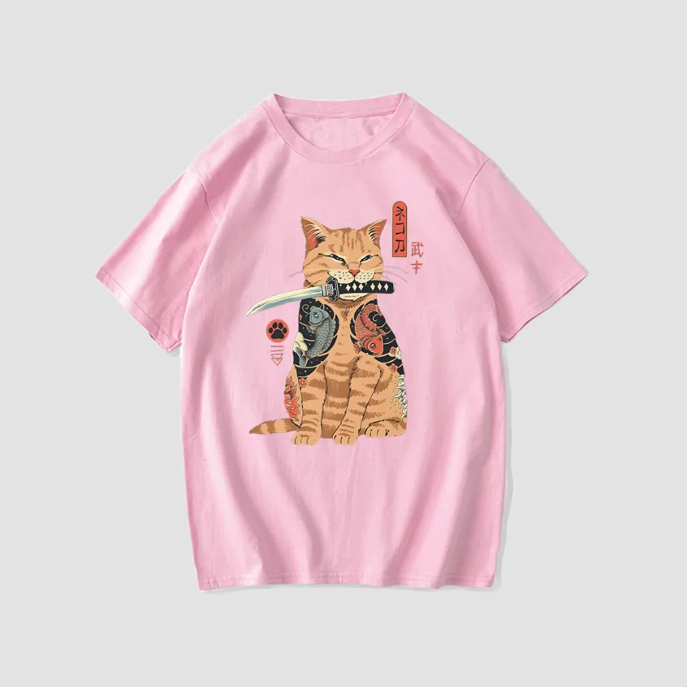 Japon style Tshirt Chat Japonais t-shirt