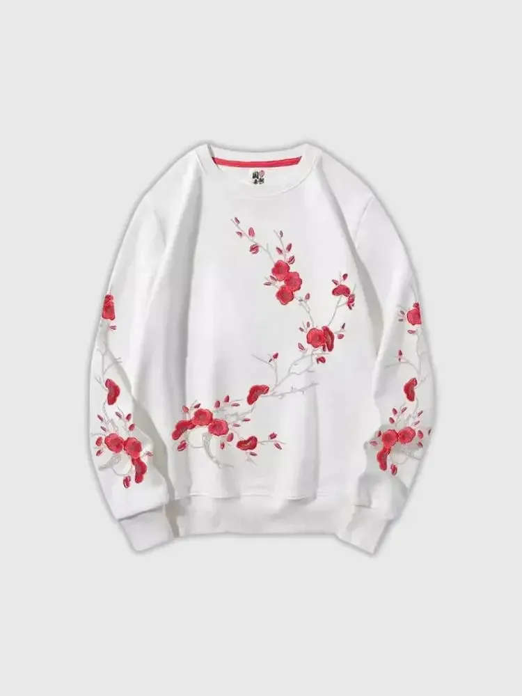 Japon style Sweat Kushino femme brodé traditionnel