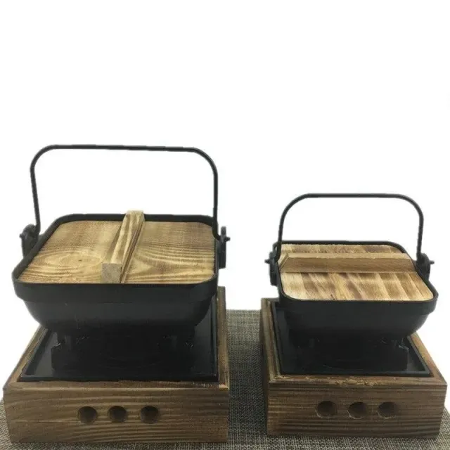 Japon style Biei set pot sukiyaki aluminium alcool