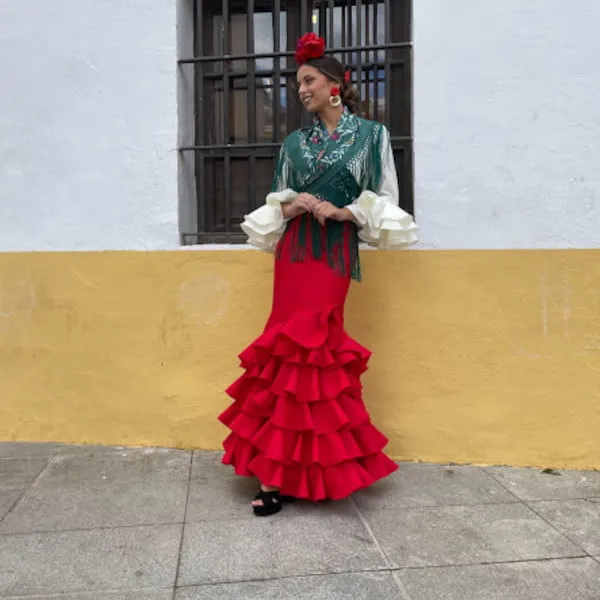VIVA LA FERIA Tarantos jupe flamenca femme