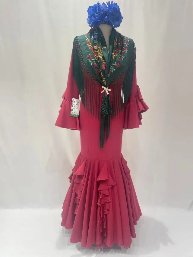 Viva La Feria Sendero robe flamenca tissu bielastique