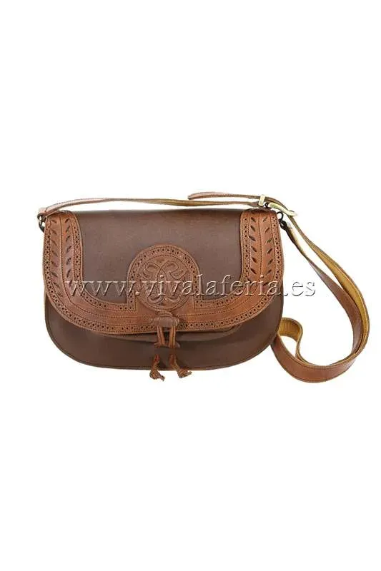 Viva La Feria 354-03 sac cuir marron 27x16 cm