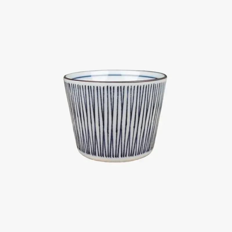 Japon style Soba Choko tasse japonaise motif bleu