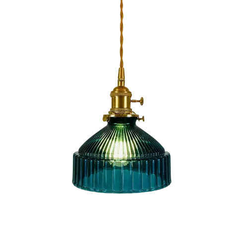 Japon style Lampe Câble Suspendue suspension verre soufflé