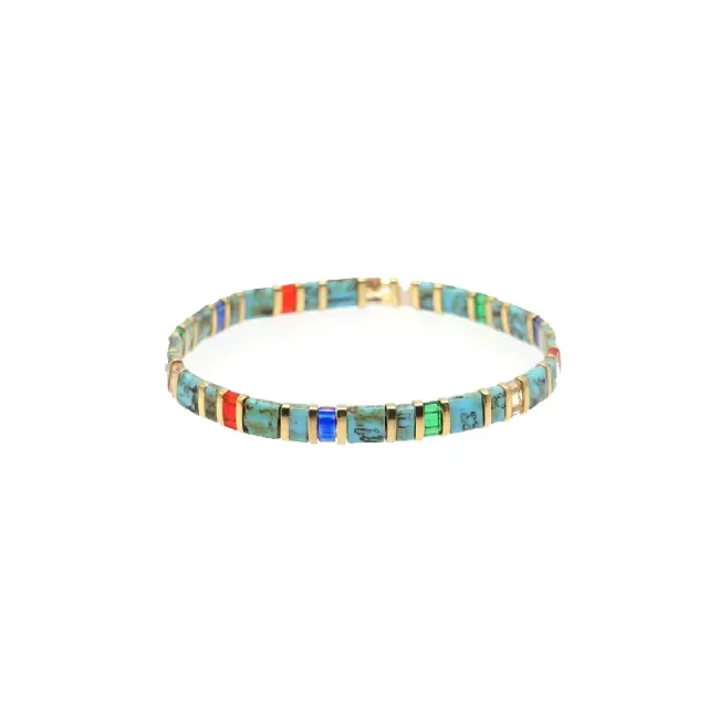 Japon style bracelet Miyuki Tila artisanal