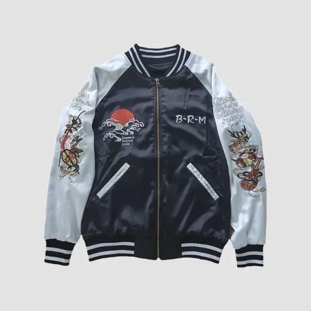 Japon style Bomber Style Japonais bomber motifs japonais