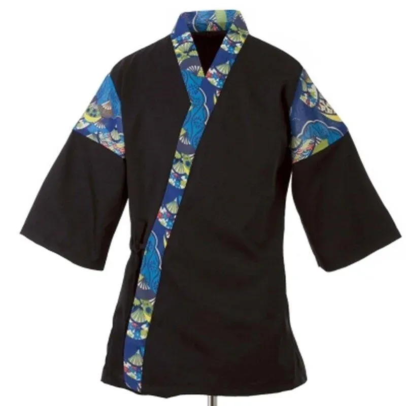 Japon style Otoko veste de chef japonaise coton