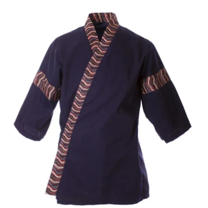 Japon style Otoko veste de chef japonaise coton