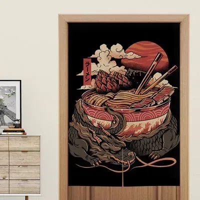 Japon style Noren Rideau Japonais rideau décoratif zen