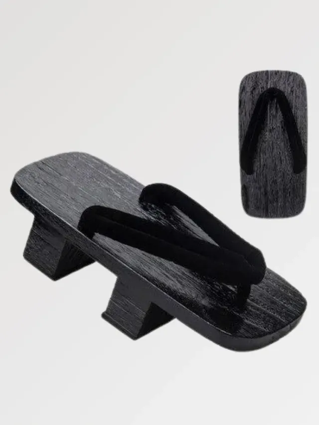 Japon style Geta Japonaise ‘hekinan’ sandales bois
