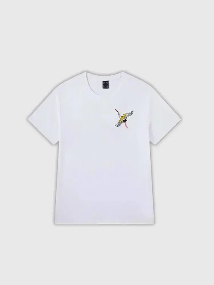 Japon style misawa t-shirt grues japonaises sakura
