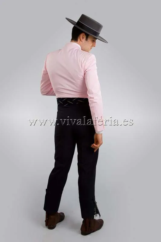 Viva La Feria 500 veste campera rose à rayures