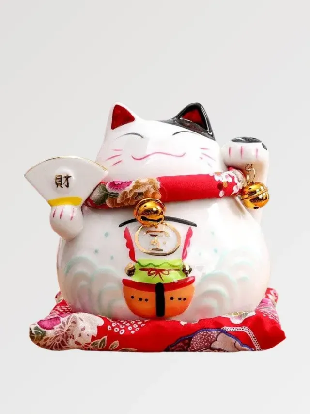 Japon style Kanji Torii maneki neko tirelire chance