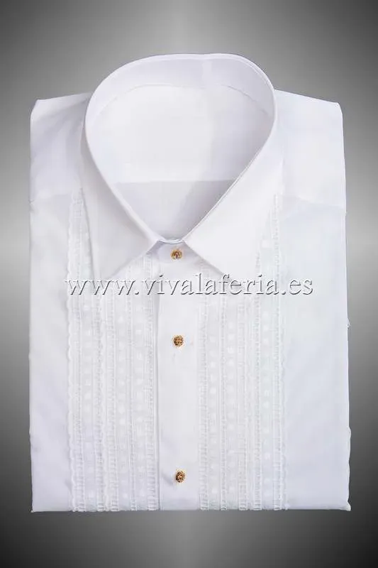 VIVA LA FERIA chemise campera blanche homme