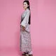 Esprit du Japon Yukata Rose Grues Coton Obi Inclus