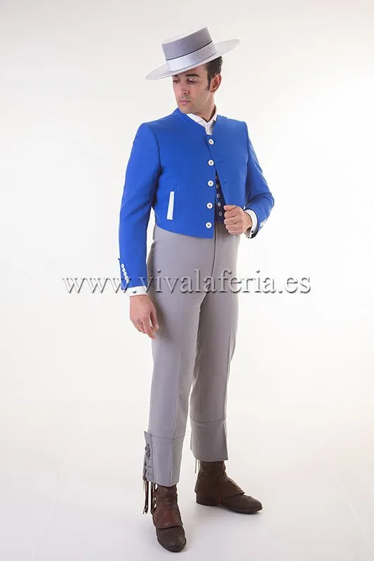 VIVA LA FERIA Nuevo Azulina costume campero homme