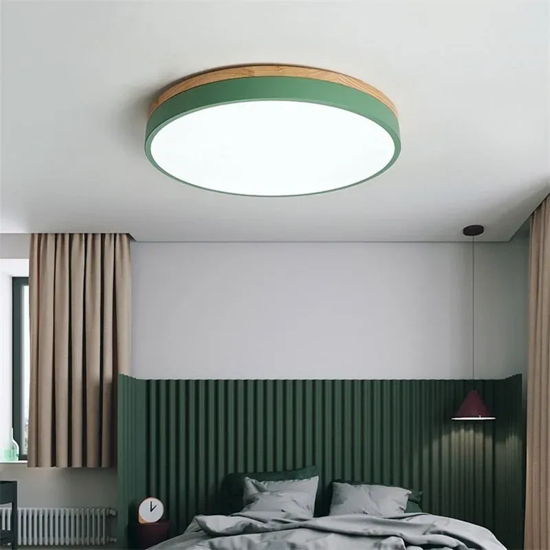 Japon style plafonnier rond