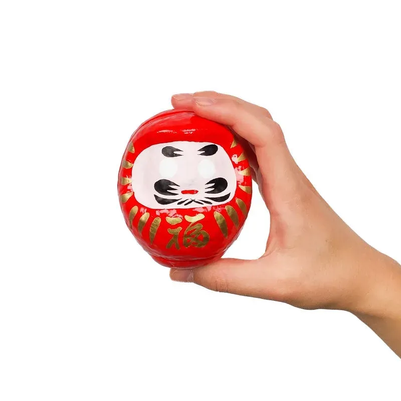 Japon style Lot 4 Daruma Japonais figurines porte-bonheur