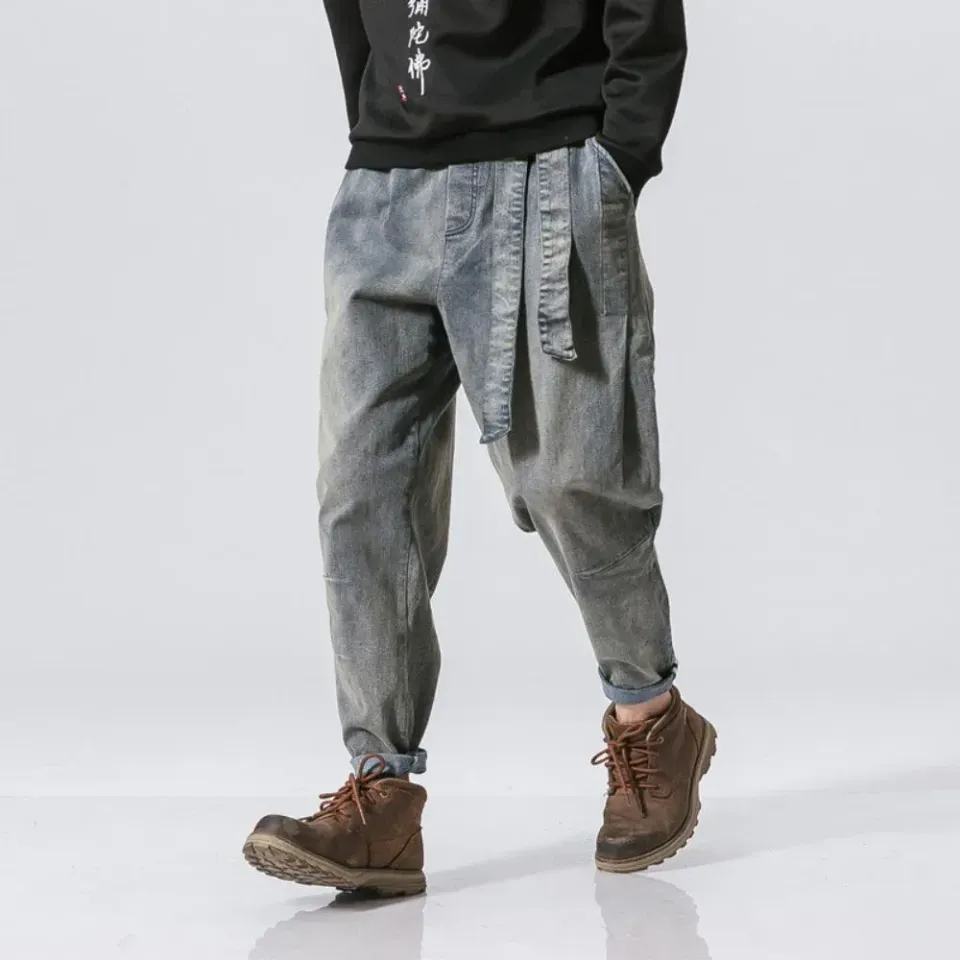 Japon style Yori pantalon denim confort coupe raffinée
