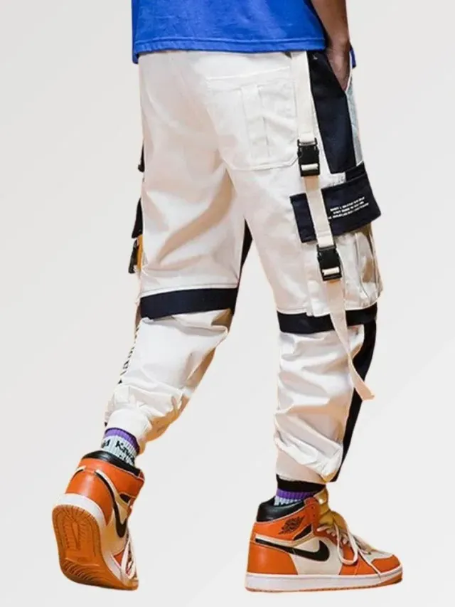 Japon style Summer Split pantalon cargo japonais