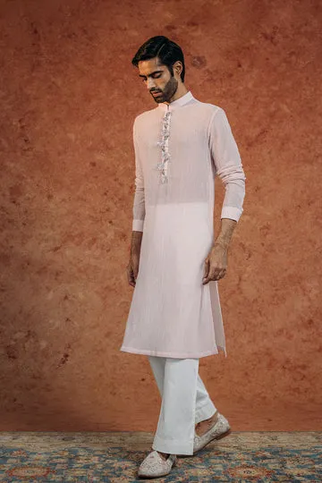 Rahul Mishra Toucan Kurta brodé main