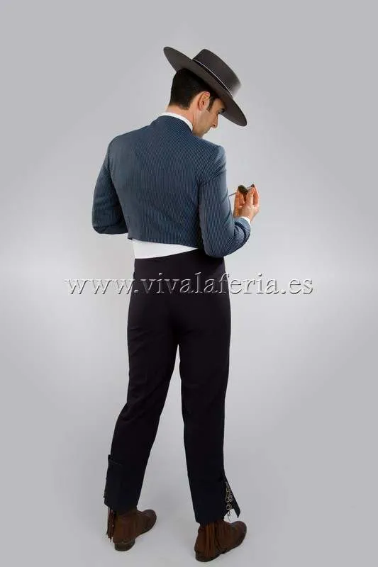 VIVA LA FERIA Traje Campero Raya Ancha Modelo Andaluz