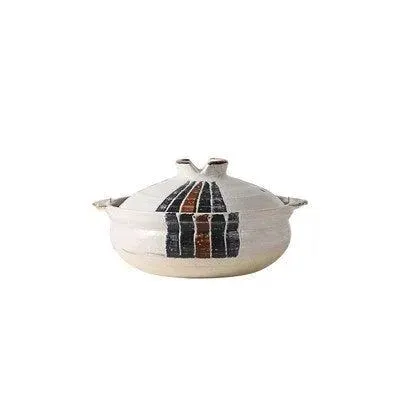 Japon style Kawaguchi pot en grès cuisson gaz