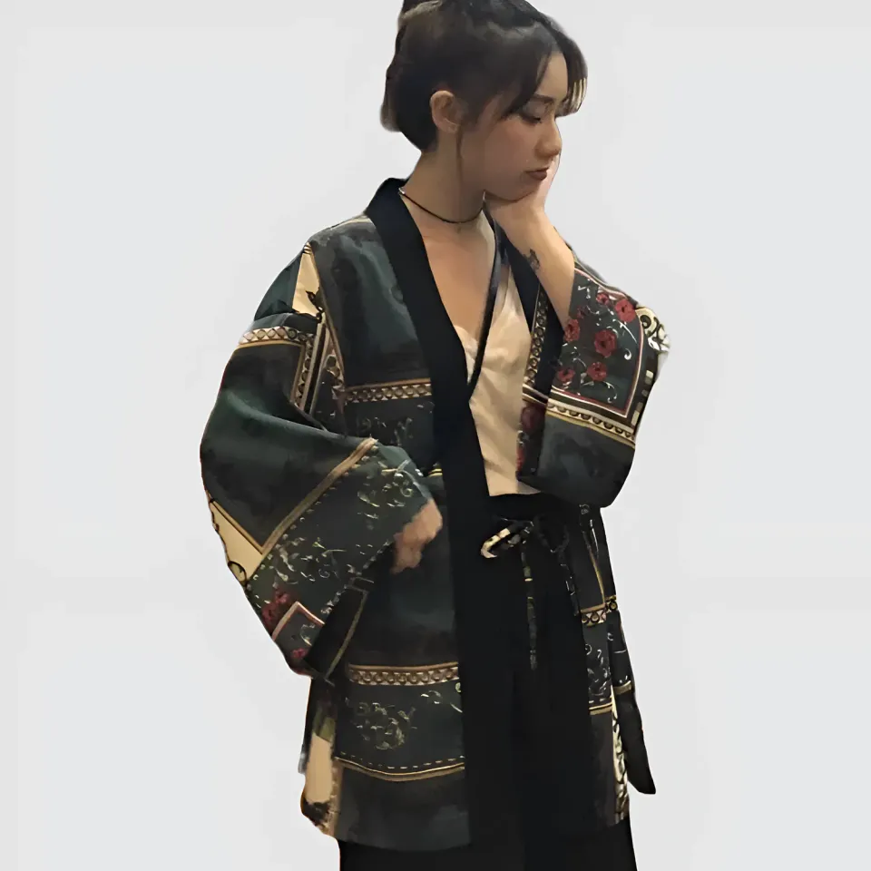 Japon style Veste Kimono Vintage Femme veste motif archive