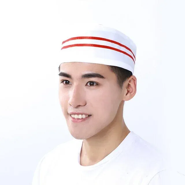 Japon style Hikaru chapeau de chef japonais coton