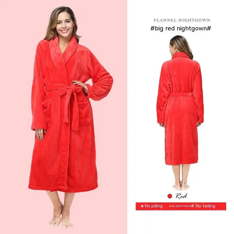 Esprit du Japon peignoir kimono femme peluche mi-mollet
