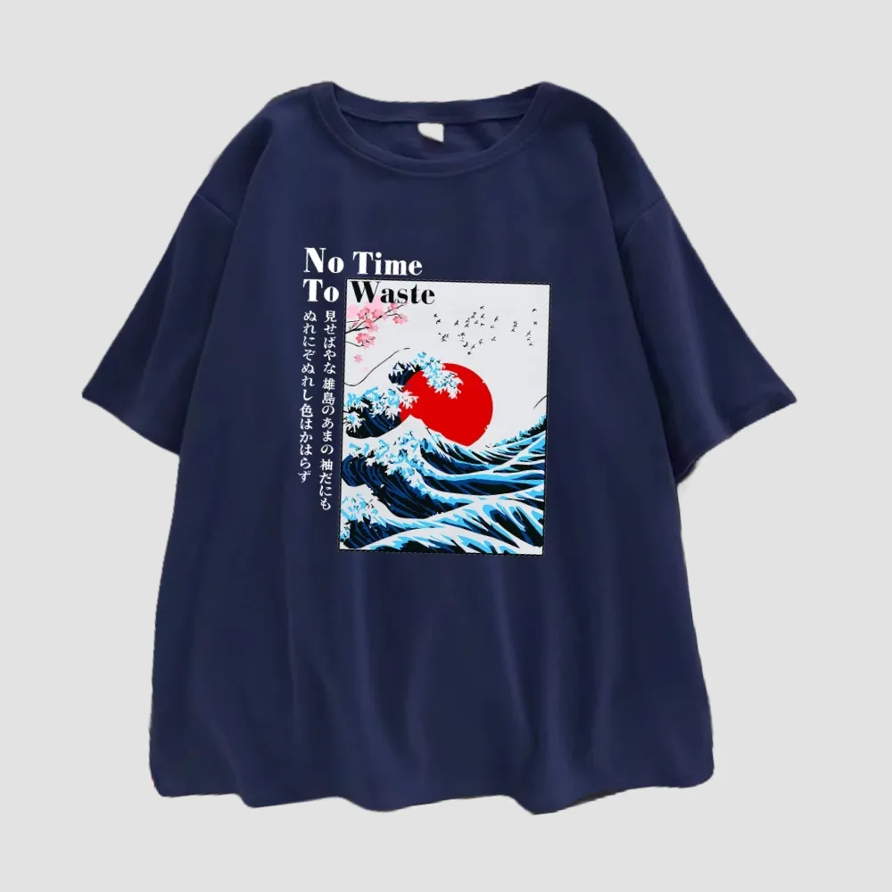 Japon style t-shirt japonais femme motifs raffinés