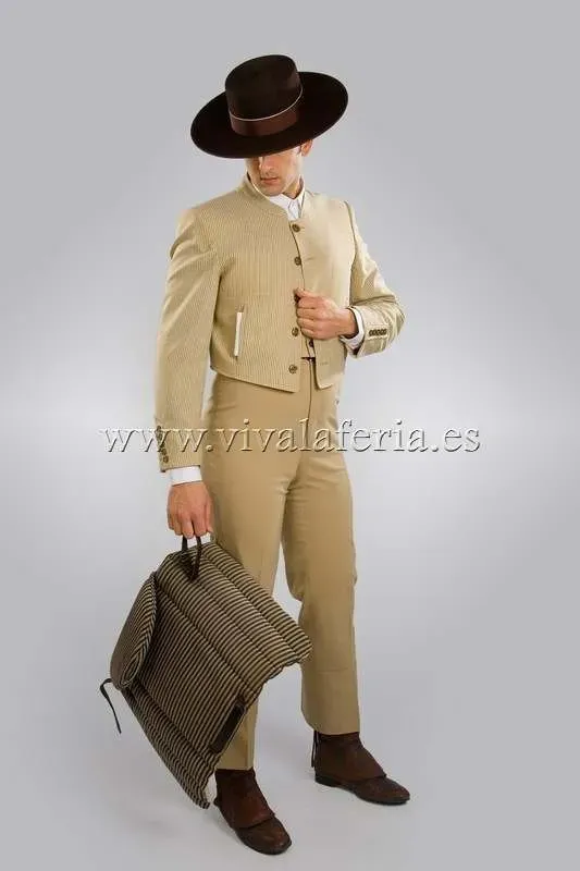 Viva La Feria Beige Raya Ancha costume campero