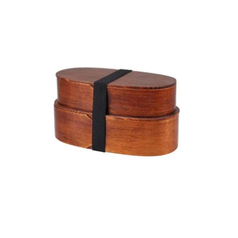 Japon style Bento Box Bois boîte bento en bois