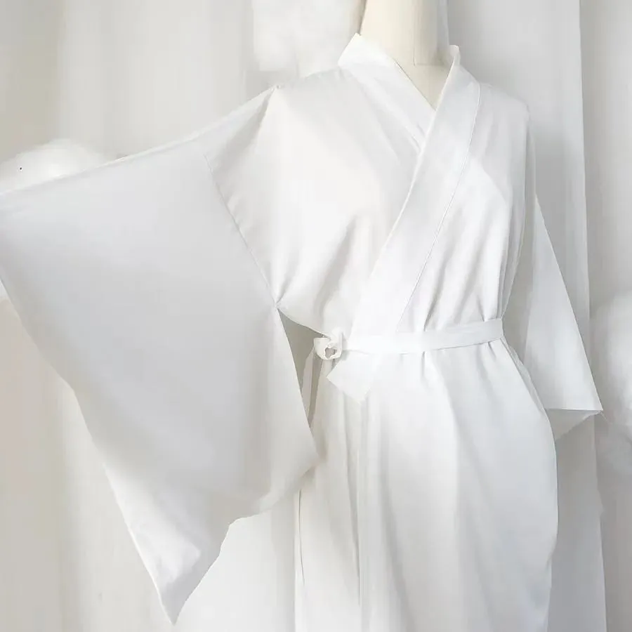 Esprit du Japon robe kimono longue ceinture polyester