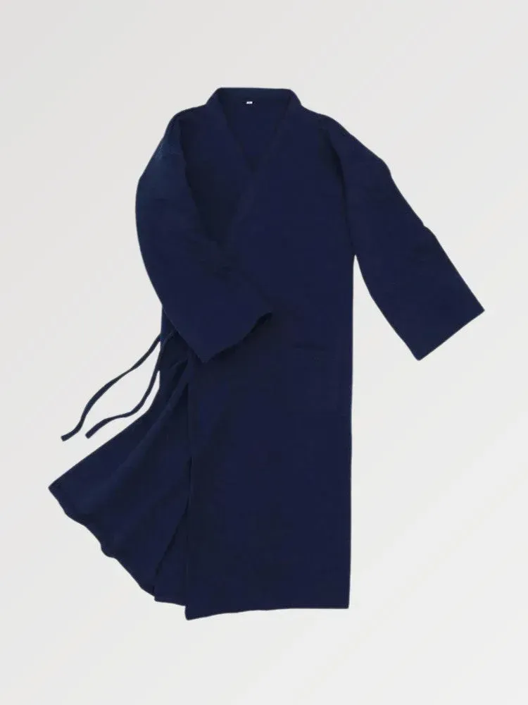Japon style ‘tetsui’ peignoir kimono homme coton épais