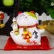 Esprit du Japon maneki neko calligraphie tirelire blanche
